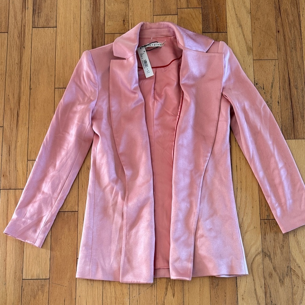 Alice + Olivia | Blush Pink Women's Blazer | size S